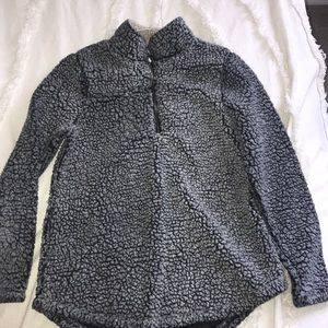 fluffy quarter zip